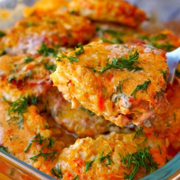 Ленивые голубцы в томатно сметанном соусе