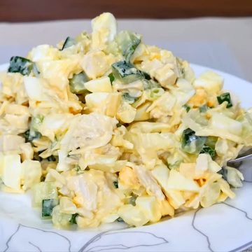 Куриный салат как в СССР