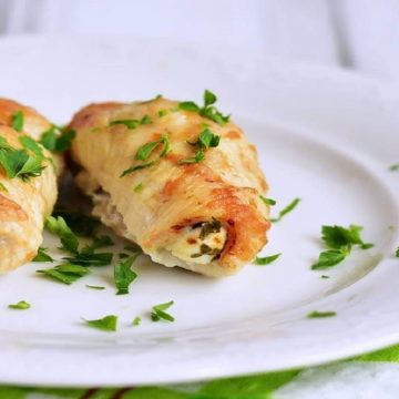 Закуска из куриного филе и сыра