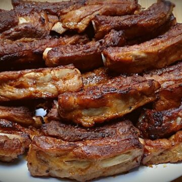 Свиные ребрышки в духовке